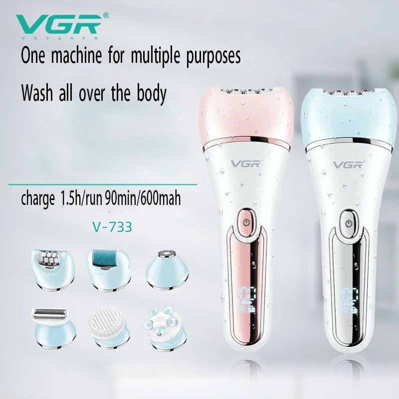 VGR Women's Epilator Shaver Set - Orsham