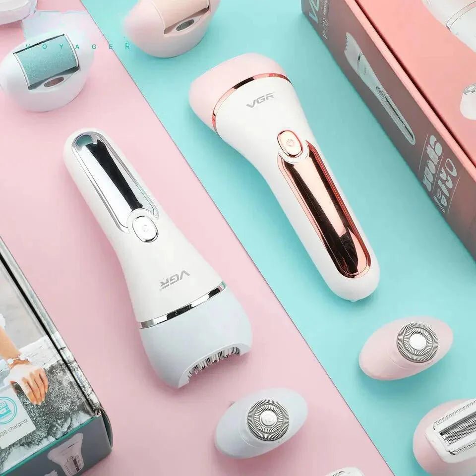 VGR Women's Epilator Shaver Set - Orsham